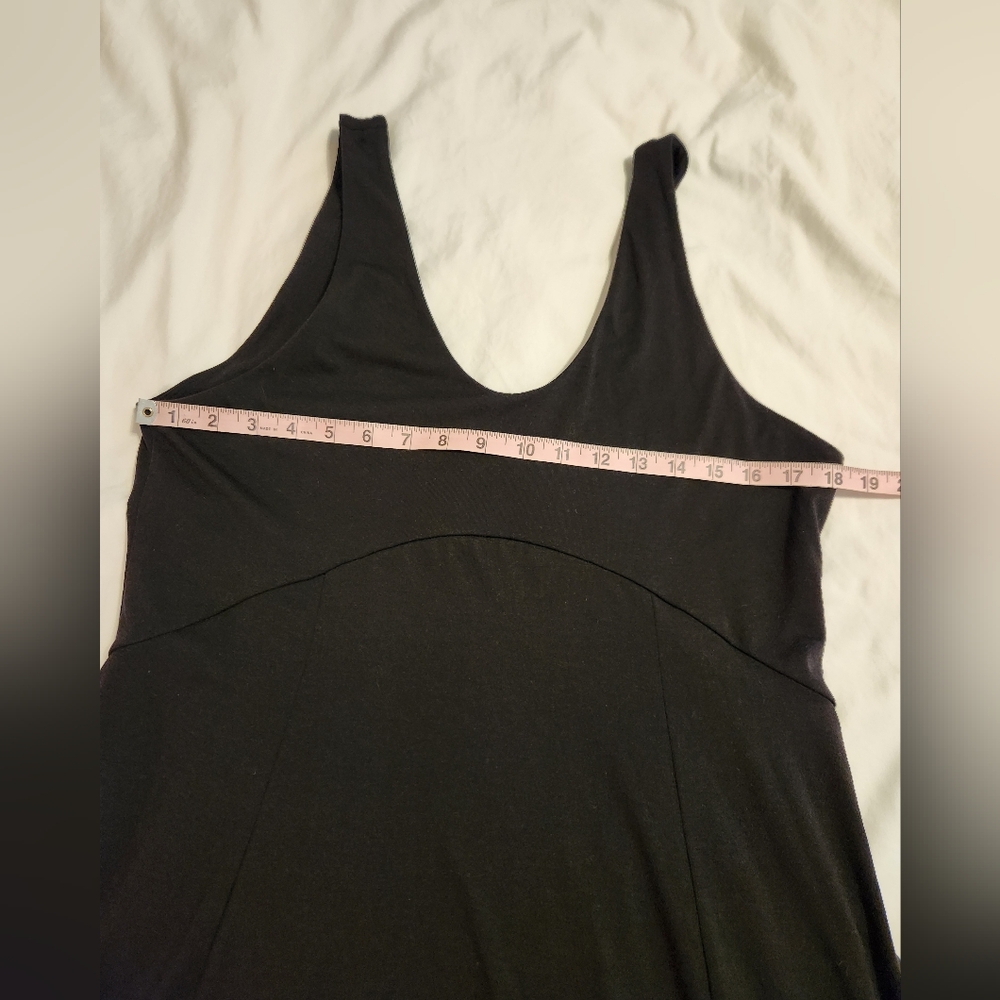 Halara Black U-Neck Backless Split Flowy Maxi Cas… - image 15